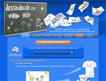 Tablet Screenshot of dessindecole.com